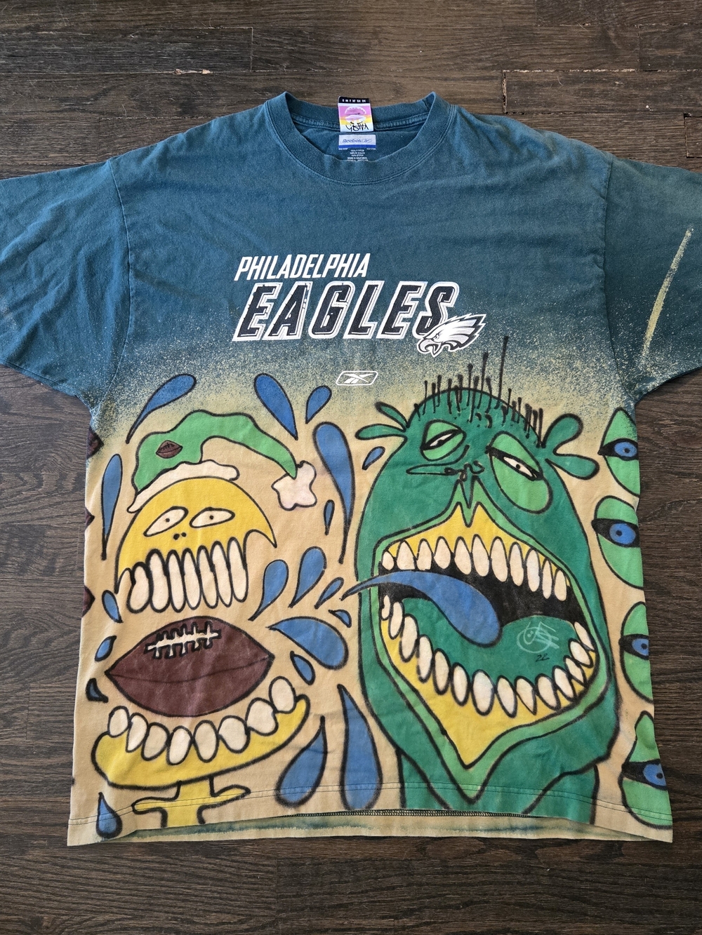 Philadelphia Eagles Graphic Tee - Green Multicolor Men’s Shirt